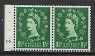 SB64 Wilding booklet pane Edward Cylinder 14 Dot Good perfs UNMOUNTED MNT