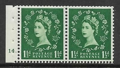SB64 Wilding booklet pane Edward Cylinder 14 Dot Good perfs UNMOUNTED MNT/MNH