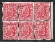 MB5a 1d De La Rue Watermark Inverted Perf P UNMOUNTED MNT MNH