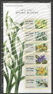 2014 British Flora I - Spring Blooms post  Go PG 14 UNMOUNTED MINT