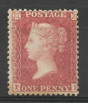 Sg C10 1d Penny Red plate 59 Lettered P-H MOUNTED MINT