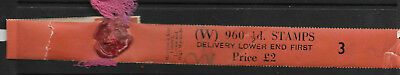 S1 Sg 515 ½d Tudor watermark Vertical Delivery Coil leader W3 UNMOUNTED MINT
