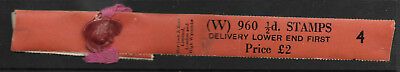 S1 Sg 515 ½d Tudor watermark Vertical Delivery Coil leader W4 UNMOUNTED MINT