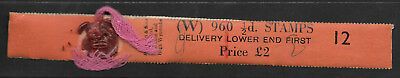 Sg 503 1 2d GVI Colour change Vertical Delivery Coil leader W12 UNMOUNTED MINT
