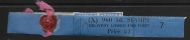Sg 504 1d GVI Light Colours Vertical Delivery Coil leader X7 UNMOUNTED MINT