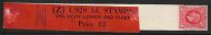 1d Photogravure Z Coil Leader - with One stamp attached UNMOUNTED MINT