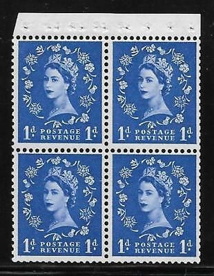 SB33a 1d Crowns Right Wilding booklet pane perf type I 1 2v UNMOUNTED MNT