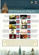 CS-5 2009 150th Anniversary of Big Ben Smiler sheet UNMOUNTED MINT