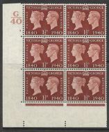 Sg 481 1940 Centenary Cylinder G40 2 No Dot UNMOUNTED MINT MNH