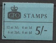 H49 5 - Wilding GPO booklet -  Dated Mar 61 UNMOUNTED MINT MNH