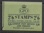 F41 2 6 Wilding GPO Booklet - complete - Apr 56 UNMOUNTED MINT