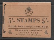 H1 5 - Wilding  GVI GPO booklet -  Dated May 53 all panes UNMOUNTED MINT