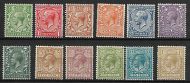 Sg 418 - 429 Block Cypher set of 12 values UNMOUNTED MINT MNH