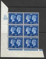 Sg 483 2½d with variety 1940 Centenary Cylinder G40 5 No Dot UNMOUNTED MINT MNH