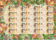 LS10 GB 2002 Father Christmas Royal Mail Smiler sheet UNMOUNTED MINT MNH