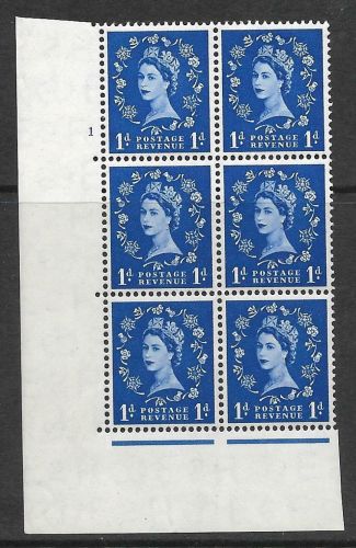 1d Wilding Edward Crown cylinder 1 No Dot perf type A(E I) UNMOUNTED MINT MNH