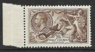 Sg 450 2/6 Re-engraved seahorse marginal example UNMOUNTED MINT/MNH