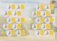 LS50 GB 2008 Beatrix Potter - New Baby Peter Rabbit Smiler sheet UNMOUNTED MINT