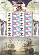 BC-059 2005 Admiral Lord Nelson history sheet no.1 Smiler sheet UNMOUNTED MINT