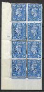 2½d Blue Cylinder 231 Dot perf 5(E I) perfin SMBP UNMOUNTED MINT MNH