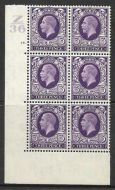 1934 3d Photogravure cyl blk Z36 14 Dot UNMOUNTED MINT