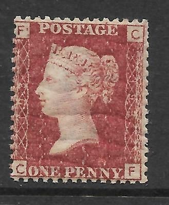 1858 Sg 43 1d Penny Red plate 193 Lettered C-F UNMOUNTED MINT