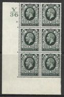 1934 4d Photogravure Control Y36 11 No Dot perf type 5 UNMOUNTED MINT