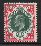 Sg 313 M47(3) 1 - Green  Bright Scarlet Somerset House UNMOUNTED MINT MNH