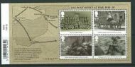 MS3848A 2016 Post Office at War barcode miniature sheet UNMOUNTED MINT/MNH