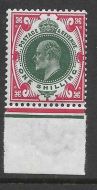 Sg 314 M47(5) 1 - Green  Carmine Somerset House UNMOUNTED MINT MNH