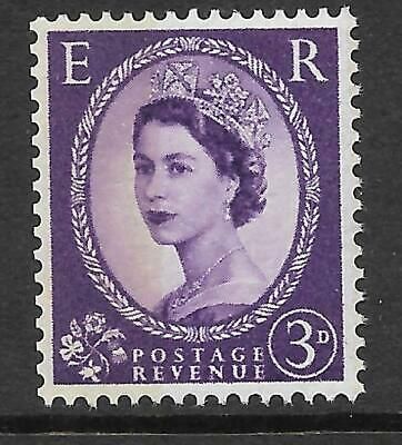 S75d 3d Wilding Blue Phos on Cream with 1 band sideways UNMOUNTED MINT