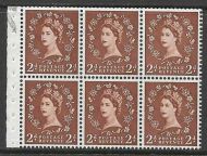 SB78ag 2d Wilding listed variety - Thistle Flaw R.1 2 UNMOUNTED MINT