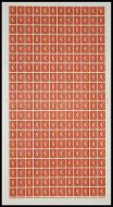 ½d Wilding Violet 9.5mm Full Sheet Cyl 27 No Dot UNMOUNTED MINT MNH