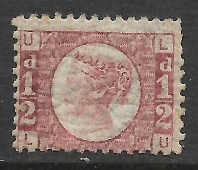 Sg 48 ½d Rose Red Plate 12 Lettered L-U UNMOUNTED MINT