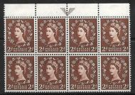 S37i 2d Wilding Edward Crown with shamrock-Diadem flaw MOUNTED MINT