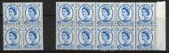 S82c  ca 4d Wilding Edward With listed flaw UNMOUNTED MINT