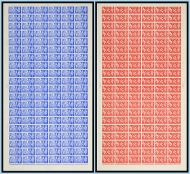 1951 GVI 2½d  4d Festival of Britain set in Full Sheets UNMOUNTED MINT MNH