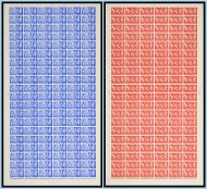 1951 GVI 2½d  4d Festival of Britain set in Full Sheets UNMOUNTED MINT MNH