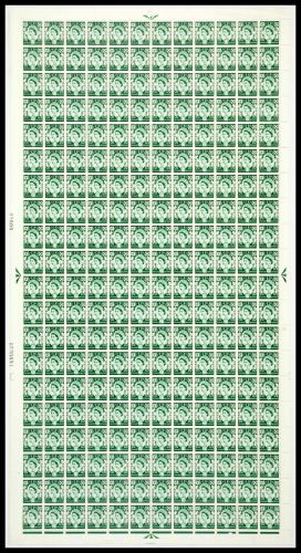 XS23 1/3 Scotland Regional Sheet Crowns White - Full sheet 4 No Dot U/M