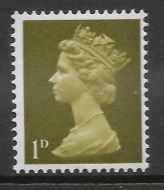 Sg 724b U2b 1d Pre-decimal Machin - on uncoated paper UNMOUNTED MINT