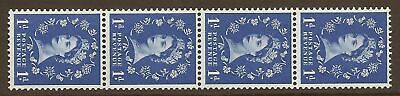 S22 1d Wilding Blue phos on White coil strip UNMOUNTED MINT MNH
