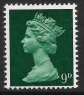 Sg 740EVa 9d Pre-decimal Machin PVA missing phosphor - UNMOUNTED MINT MNH