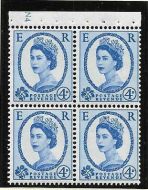 SB106a Wilding booklet pane Crowns Cyl N4 No Dot perf type I UNMOUNTED MNT