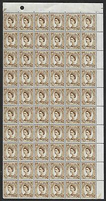 S103ab 5d Wilding 9.5mm Violet phos with both varieties UNMOUNTED MINT/MNH