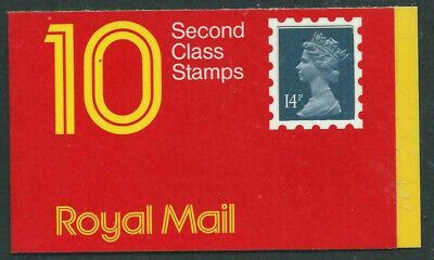 GK2 1988 10 x 2nd Window round tab Code R Barcode Booklet - No Cylinder