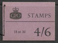 L24p 4 6 Wilding GPO booklet - Feb 1961 - good perfs UNMOUNTED MINT
