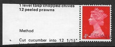 Sg 733s 4d Pre-decimal Machin 1CB with SPECIMEN overprint - UNMOUNTED MINT