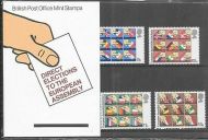 1979 Elections European Assembly Presentation pack UNMOUNTED MINT