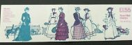 FR4a 1982 19th Centuary Womens Costume Series Folded Booklet - good perfs