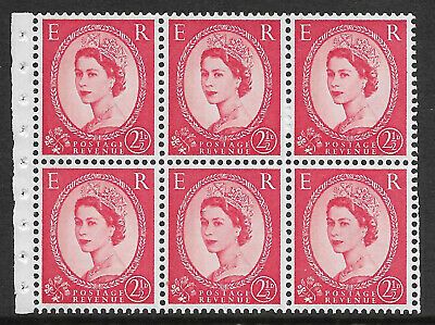 SB89 Wilding booklet pane Blue Phos on white perf type I UNMOUNTED MNT MNH